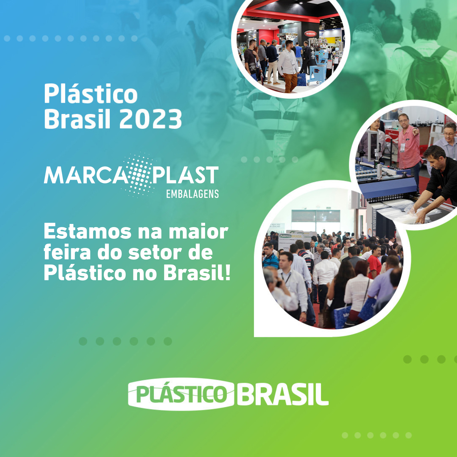 MarcaPlast presente na feira Plástico Brasil em SP